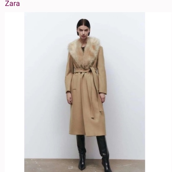 MANTECO ZARA WOOL BLEND COAT PREMIUM QUALITY - Picture 4 of 12